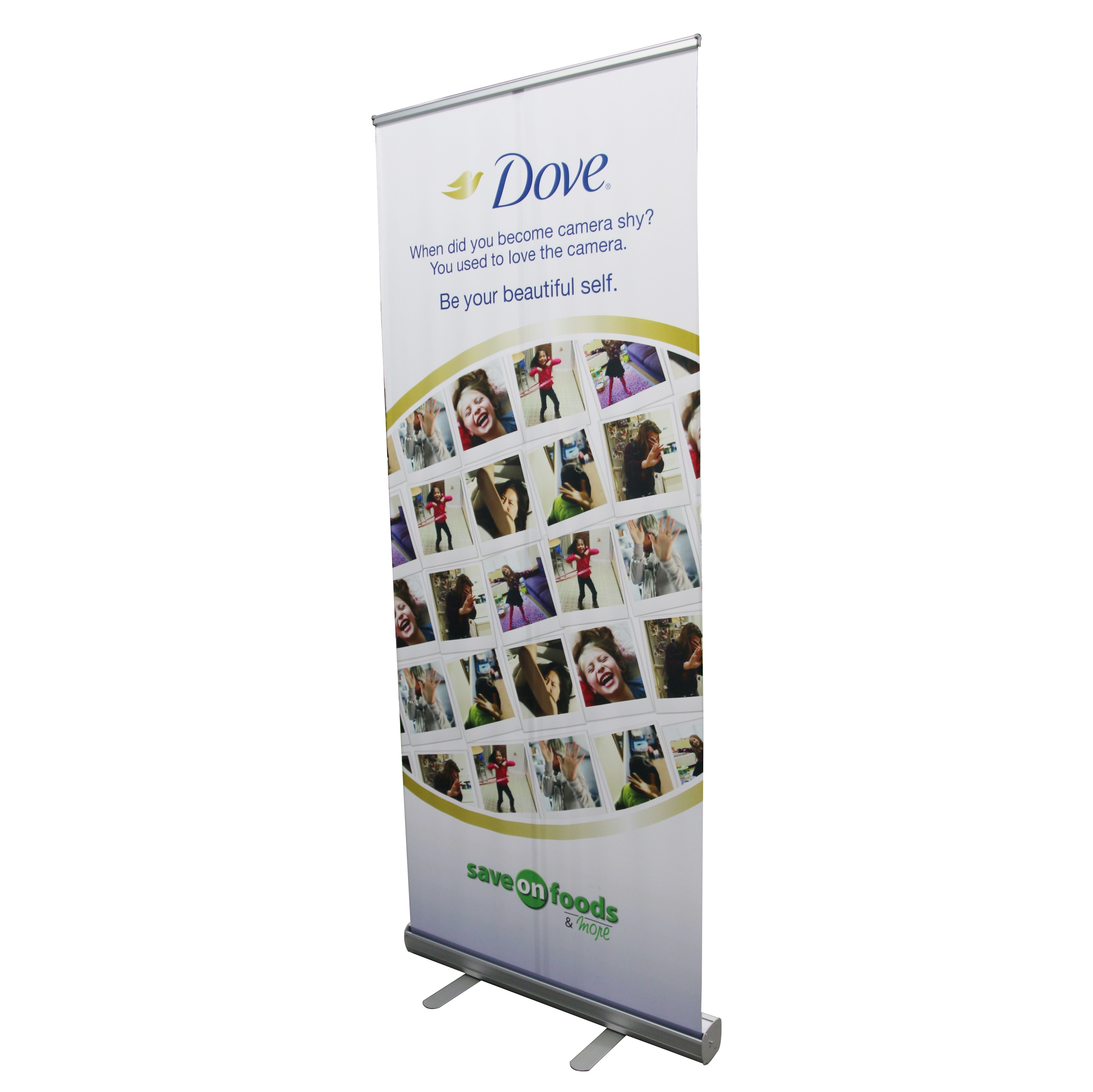 China Aluminum Retractable Banner Stands With Canvas Bag Easy Packing Carrying wholesale