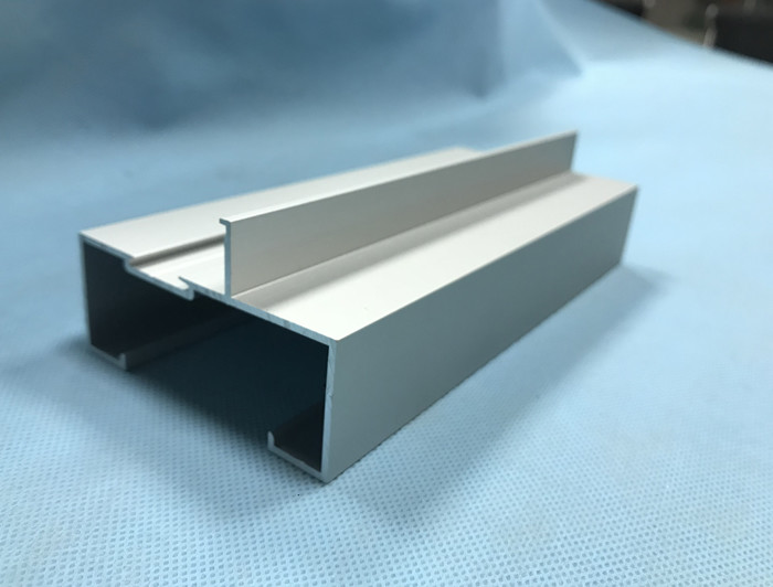 China 6060 Aluminium Sliding Door Profiles 65mm Aluminum Mullion wholesale