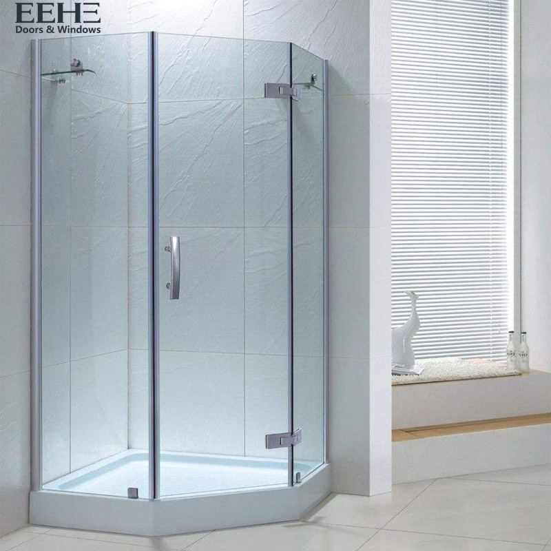 China Sandy Silver Bathroom Shower Cubicles / Walk In Bathroom Shower Cabin wholesale