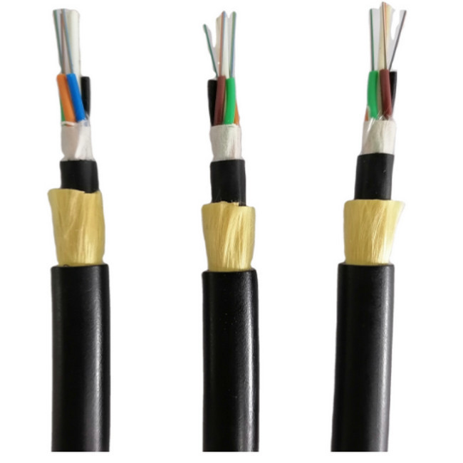 China PBT 144F ADSS Fiber Cable All Dielectric Self Supporting Cable wholesale