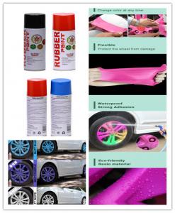 China Plyfit 400ml Rubber Spray Paint Acrylic Aerosol Removeable Car LPG Pigment wholesale