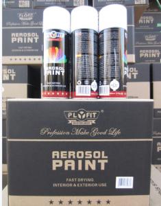 China MSDS Acrylic Spray Paint Semi Matt White Aerosol Spray Paint For Wood Plastic wholesale