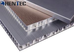 China Anodized Construction Aluminum Profile Aluminum Honeycomb Panel With Brushed Finish wholesale