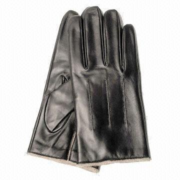 China Men's Sheepskin Leather Gloves, Ideal for Daily Use wholesale