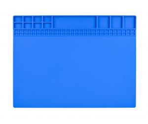 China HOYATO Heat Insulation 932°F Silicone Soldering Repair Mat Station Blue For Soldering Iron wholesale
