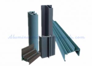 China Door Extruded Aluminum Profiles Thickness 1.0mm Powder Coating wholesale