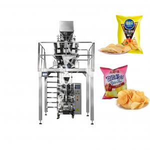 China Potato Chips Pillow Bag Vertical Packing Machine Weighing 50g 100g Automatic wholesale