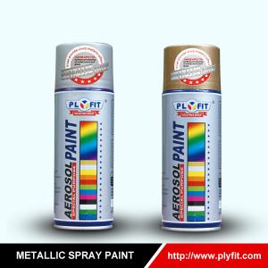 China LPG Propellant Waterproof Spray Paint Aerosol Spray Paint For Metallic Use wholesale