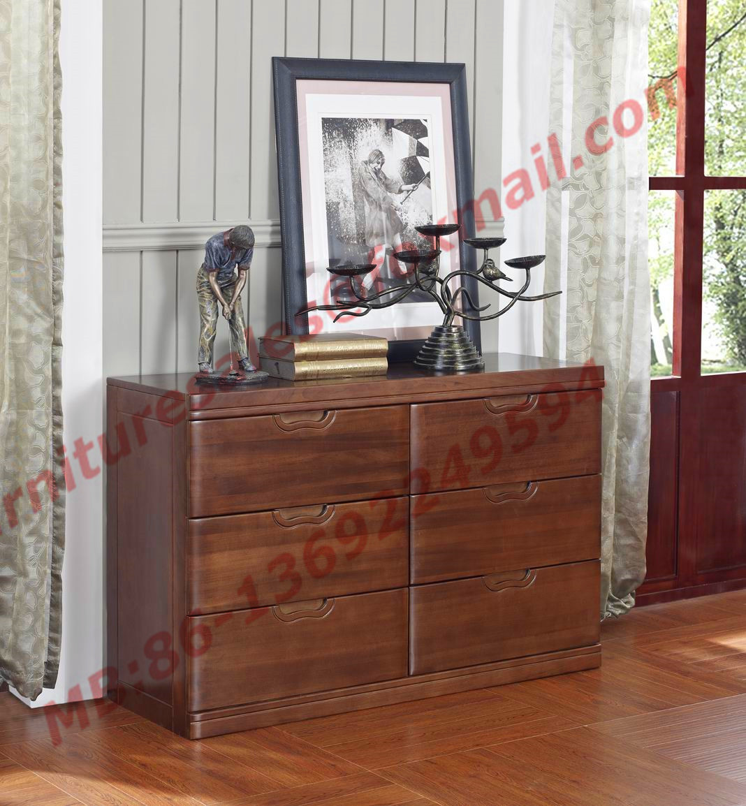China Solid Wood Material Chest of Cabinet in Living Room Furniture wholesale