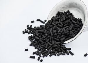 China Low Ash Activated Filter Carbon Pellets , 4mm CTC 50 Extruded Activated Carbon wholesale