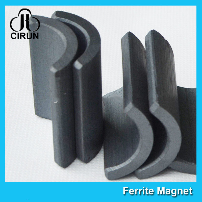 China Y30 Grade Permanent Ferrite Arc Magnet For DC Motor Multipurpose Use wholesale