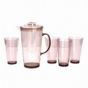 China Water Jugs/Pitchers, Made of Plastic, Suitable for Promotional and Gift Purposes wholesale