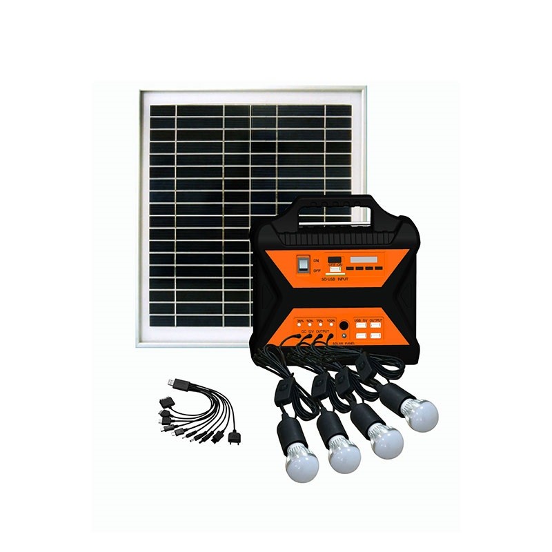 China DC solar home system portable solar lighting kits Radio MP3 lead acid battery Solar Power Generator SL1230 wholesale