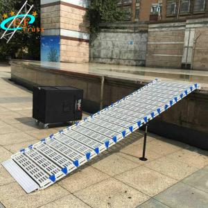 China 500KG Portable Aluminum Alloy Roll Stair For Outdoor Event wholesale