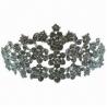 Buy cheap Crystal rhinestone tiara/crown, pageant tiara wedding crown for bridal head-wear from wholesalers