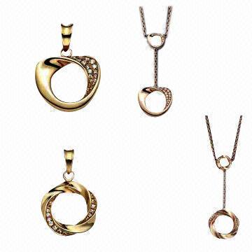 Buy cheap Pendant Necklace, Rose Gold-plated, Crystal Rhinestones Jewelry, Fairy Charm from wholesalers