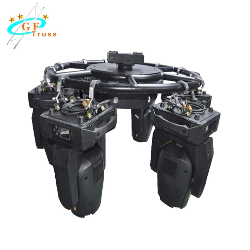 China Ceiling 6061 Aluminium Turning Structure Mini Rotating Circle Truss for Hanging Moving Head Light wholesale