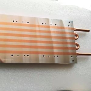 China Accuracy Copper Pipe Heat Sink / Cold Plate Heat Sink For Solar Panel wholesale