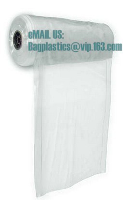 China PE film on roll, laundry bag, garment cover film, film on roll, laundry sacks wholesale