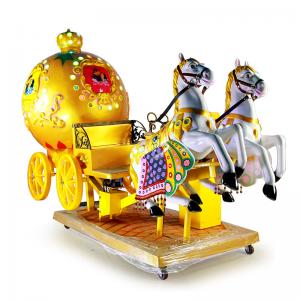 China Classic Wagon Simulator  Kids Arcade Machine /  Coin Operated Kiddie Horse Ride wholesale