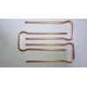 Buy cheap Anodized Micro Channel Flattened Brazing Copper Pipe from wholesalers