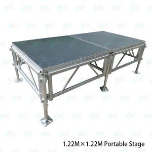 China 1.22M*1.22M Aluminum Stage Platform Outdoor Event Stage 4ft By 4ft Podium Stage wholesale