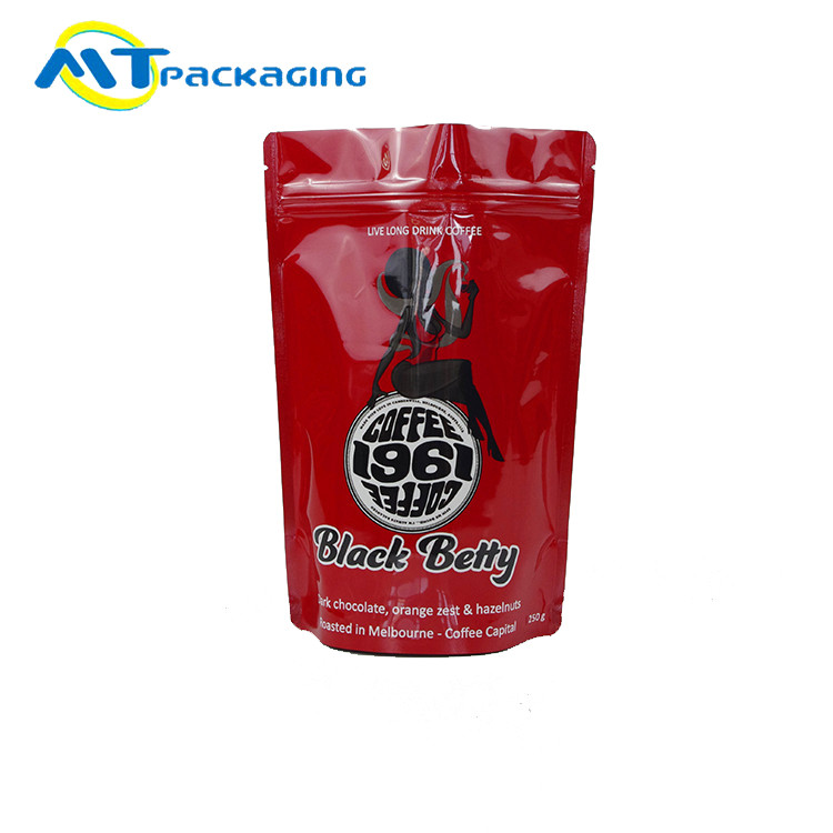 Customized Print 250G Coffee Packaging Bags User Friendly And Reusable Design