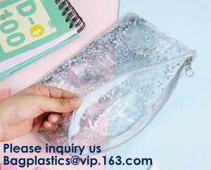 China Window Makeup Cosmetic Bag Aluminum Foil Zip Lock EVA PVC Travel Accessorie,OEM and ODM Orders are welcome wholesale