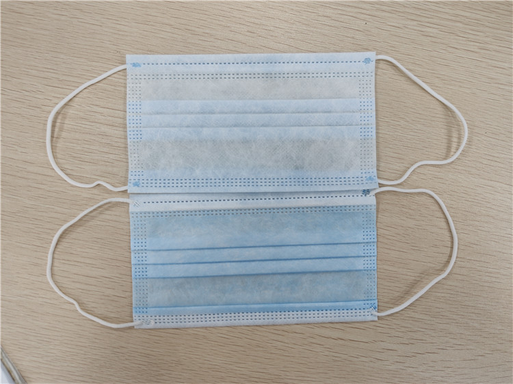 China 3 Ply / 4 Ply Personal Non Woven Disposable Mask Anti Splash For Civil Use wholesale