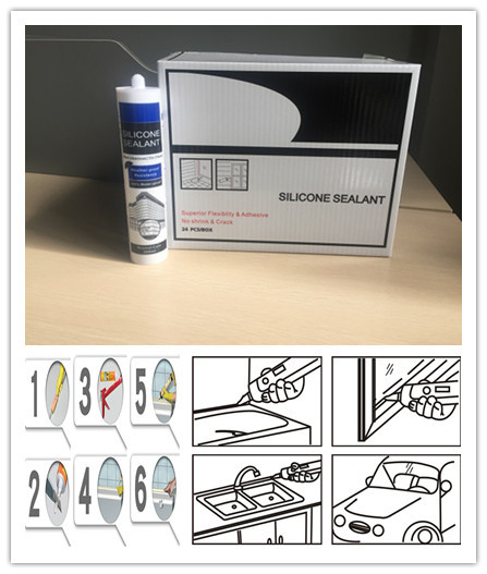 China Fast Drying Antifungal Silicone Sealant Transparent Silicone Seal Sealant wholesale