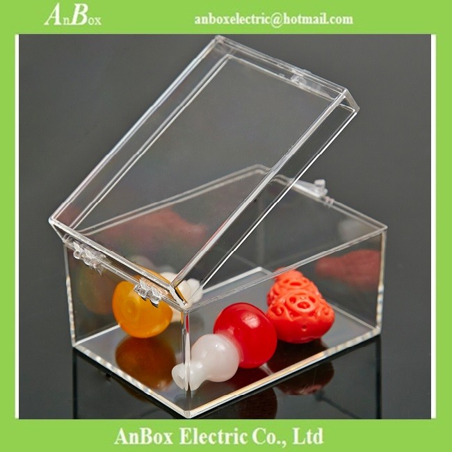China Poly Carbonate rectangle transparent gift box plastic transparent box with lid for packing wholesale