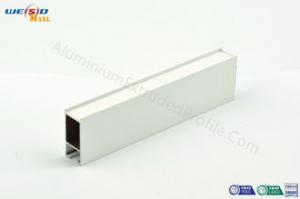 China Powder Coating Aluminium Profiles , White Punching Aluminium Window Frame wholesale
