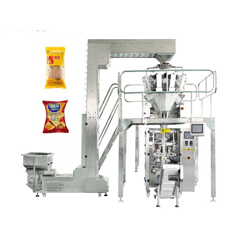 China SS304 Frame 50 Bags 2000g Chips Pouch Packing Machine wholesale