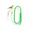 Buy cheap Green Wire Coil Parrot Climbing Rope TPU With Snap One End / Pin Holder One End from wholesalers