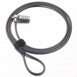 China 4 Digit Security Password Laptop Computer Notebook Cable Lock wholesale