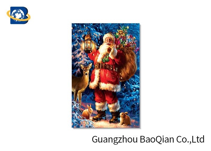China Customized PET 3D Printed Christmas Card / Lenticular Card Printing wholesale
