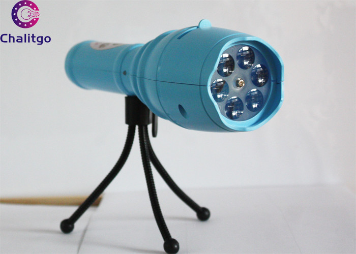 White Decorative Projector Lights Handheld Flashlight For Bedroom Optional Color