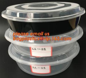 China Reusable Take Away Plastic Salad Bowl With Fork And Dressing box and Source Container,Disposable take away plastic salad wholesale