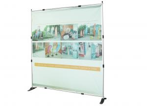 China 8 Feet / 10 Feet Graphic Banner Stand Backdrop Adjustable Type Digital Printing wholesale