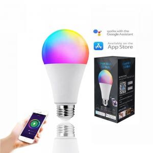 China Alexa And Google Home Amazon Hot Sale OEM ODM Led Bulbs Wholesale Wifi Light Bulb 9W WiFi Smart LED Bulb Lights RGB Lamp wholesale