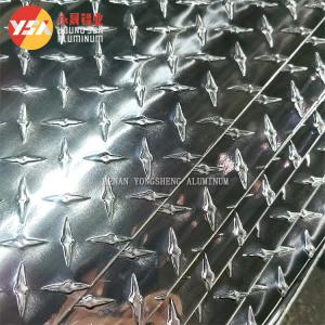 China 5754 Aluminum Sheet 5 Bar 5mm 4x8 Sheet Aluminum Diamond Plate Embossing Aluminum Sheet Roll wholesale