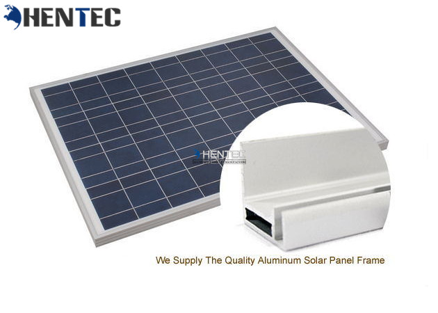 China CA And CE Aluminum Solar Panel Frame 6063-T5 With Oxidized / Anodizing wholesale