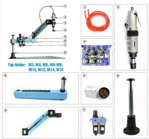 China Acrylic M3-M12 Pneumatic Air Tapping Machine Quick Change High Precision wholesale