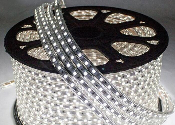 China Ip67 Led Flexible Strip Lights Waterproof Double Line With 120 Pieces Led wholesale