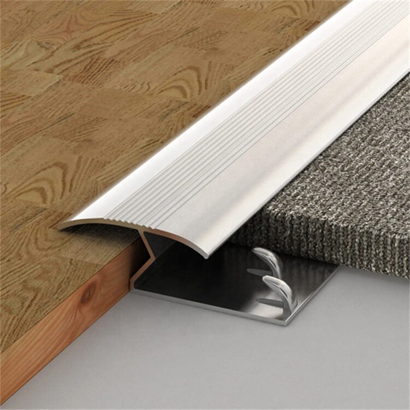 China Silver Aluminium Z Section Aluminum Carpet Trim 15mm Carpet Trim Edge wholesale