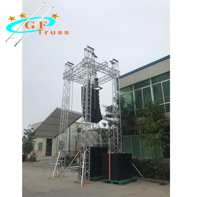 China 12M Height Aluminum Spigot Truss Speaker Audio Line Array Sound System wholesale