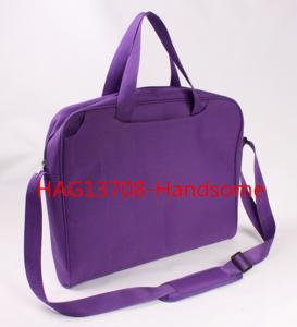 China Purple color briefcase promotion shoulder bags-HAG13708 wholesale