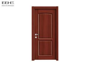 China Dampproof Red Hollow Core Timber Door For Residential Easy To Install wholesale
