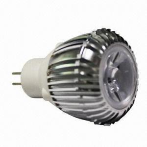 China MR11 LED Bulb with 12V AC/DC Input Voltage, No UV/IR Radiation CE/RoHS-certified wholesale