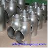 Buy cheap SCH 80 ASTM A403 WP316L Stainless Steel Equal Butt Welding Tee For Gas Oil from wholesalers